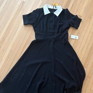 NWT Alexia Admor Black and White Colorblock Dress
